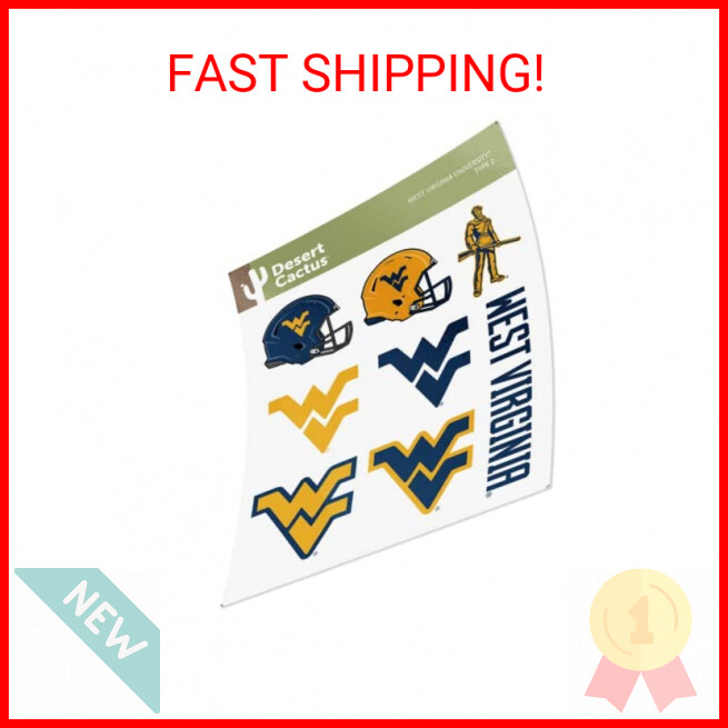 West Virginia University WVU Mountaineers Sticker Vinyl Decal Laptop Water Bottl