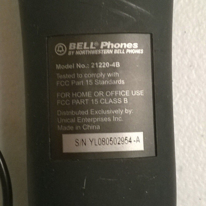 VOIP Northwestern Bell USB Internet Phone Model Number 21220-4B