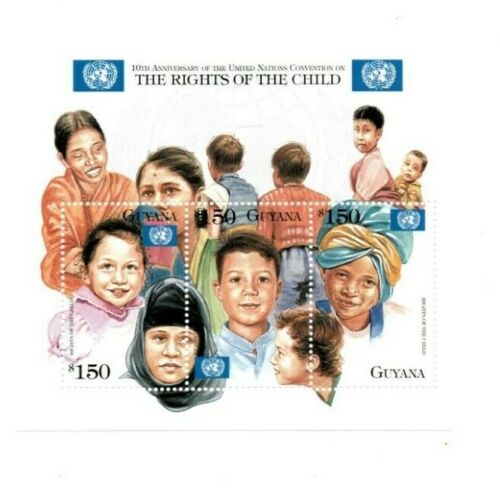 Guyana - 1999 - UNICEF - Sheet Of 3 - MNH