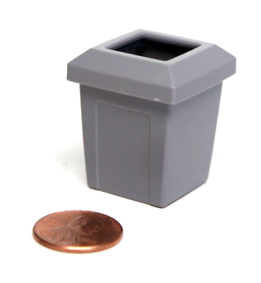 Playmobil Miniature Fast Food Restaurant School Cafeteria Garbage