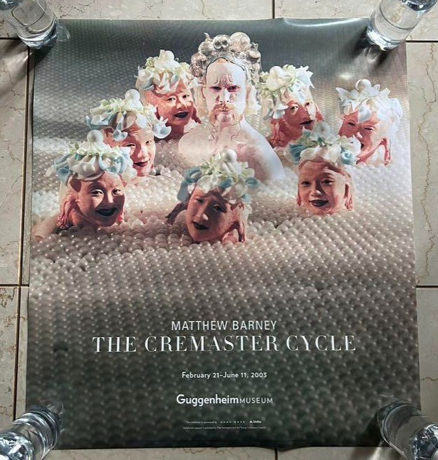 Matthew Barney THE CREMASTER CYCLE 2003 Poster Guggenheim