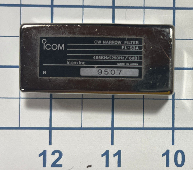 メーカー直売所 Reviews: Fl-53a-Icom-250hz-CW-Narrow-Filter | eBay アマチュア無線