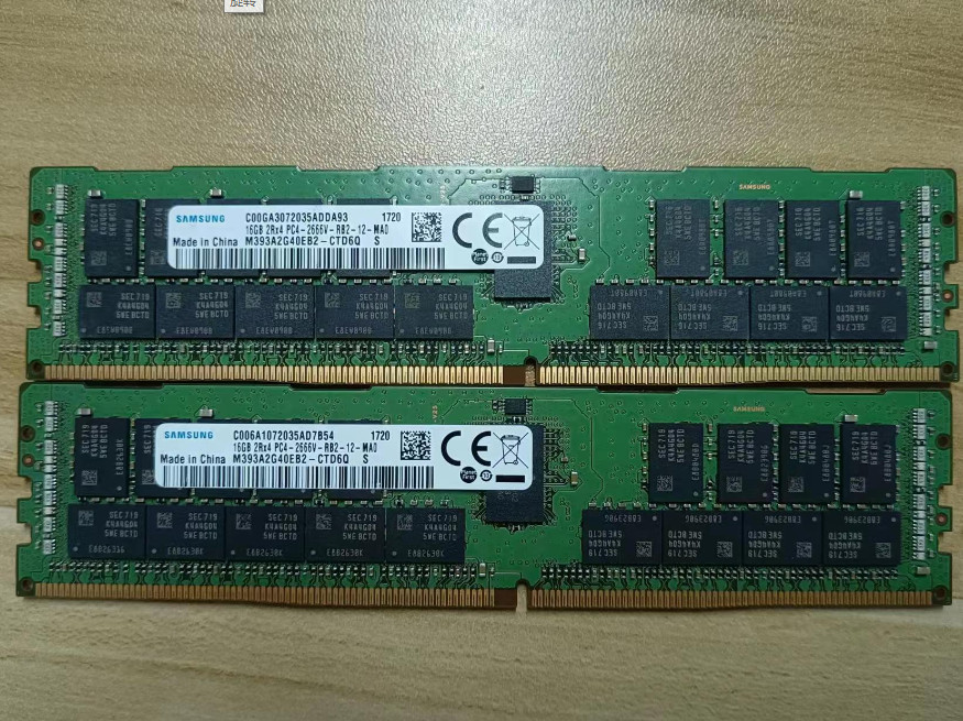 Samsung 16GB DDR4 RAM ECC Memory 2666MHz PC4-2666V 2Rx8 2Rx4 DIMM