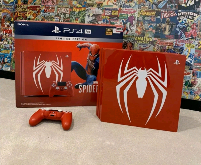 PS4 pro Spiderman console edition rare in Gorleston, Norfolk Gumtree