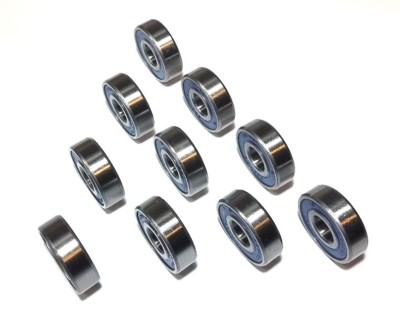 (QTY 10) 6201 RS 6201 2RS PREMIUM BEARINGS 12x32x10 SEALED BEARINGSABEC3/C3