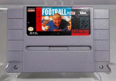 OG John Madden Football (Super Nintendo) SNES Cart Only Tested Please Read