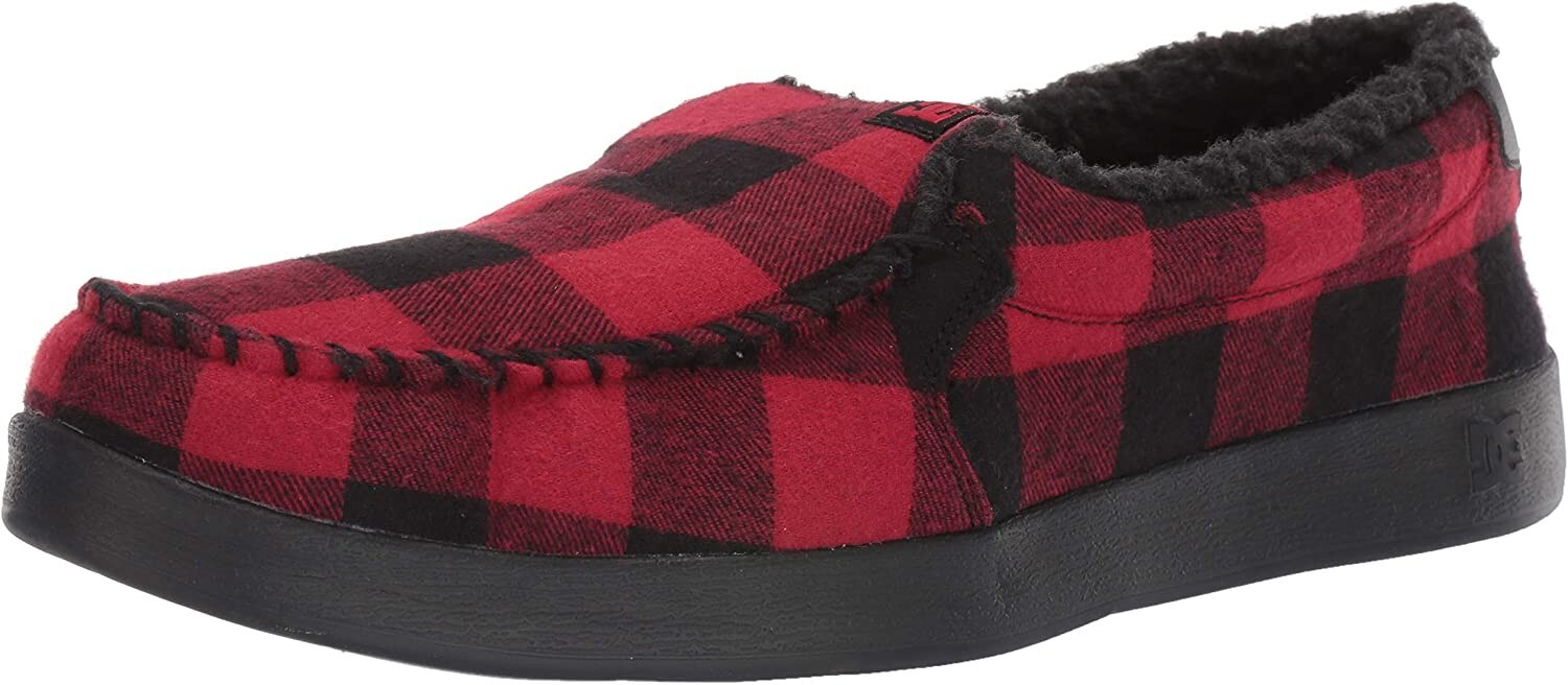 

DC Shoes — мужские низкие тапочки без шнуровки Villain C, черная клетка Buffalo, 7,5, Multicolor, 191282645932
