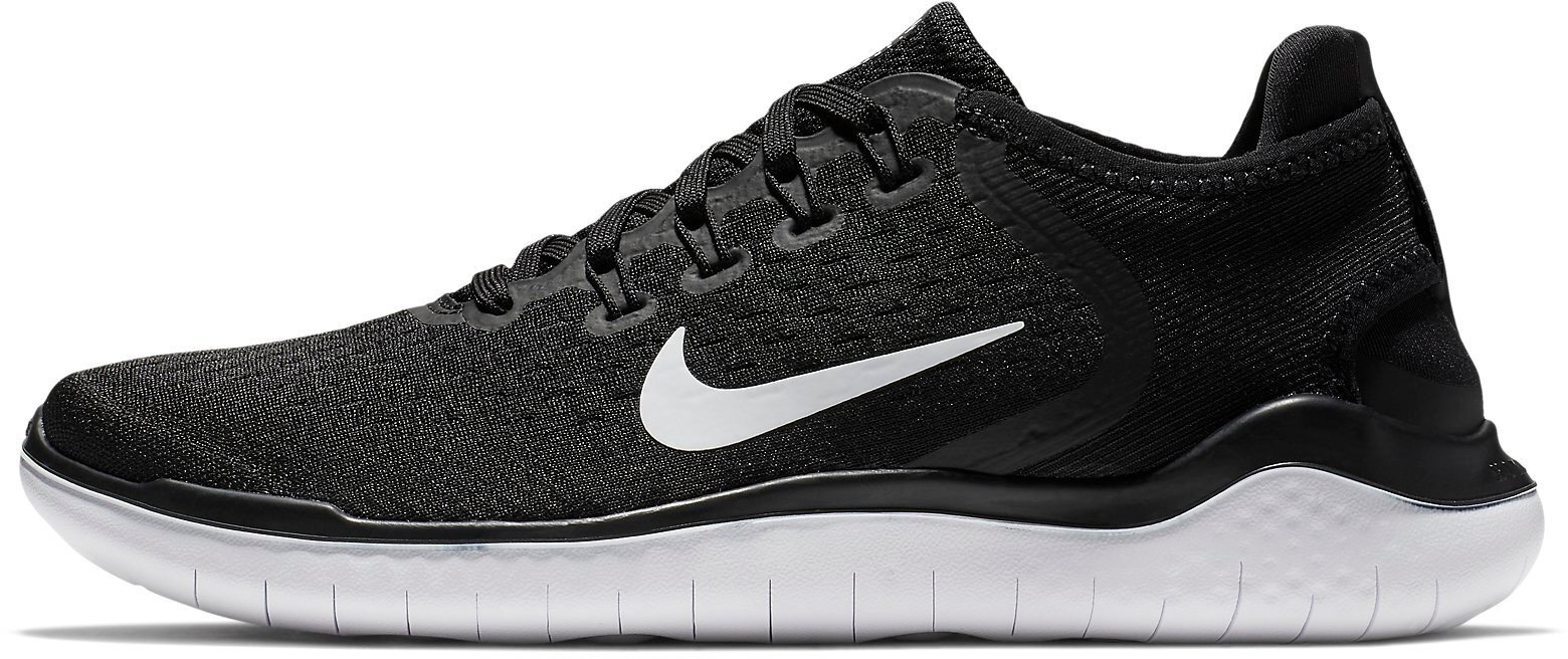 

Женские кроссовки Nike Free RN 2018 Black White Run 942837-001 размер 11, Черный, Nike Free RN
