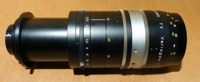 Schneider-Kreuznach 1:1.7, 25-125mm Variogon Vintage TV Camera Lens