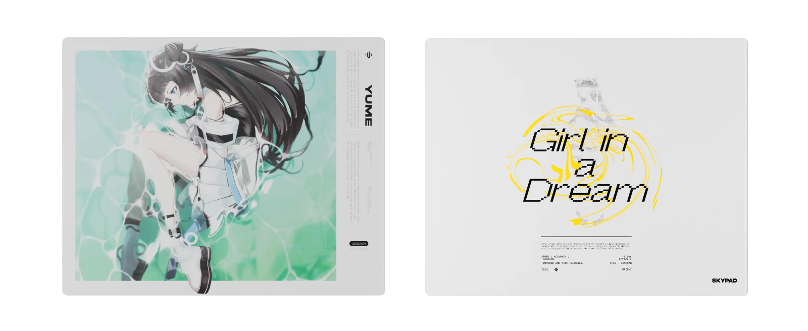 Wallhack SkyPAD 3.0 XL Water Yume Glass Mousepad Limited Edition 