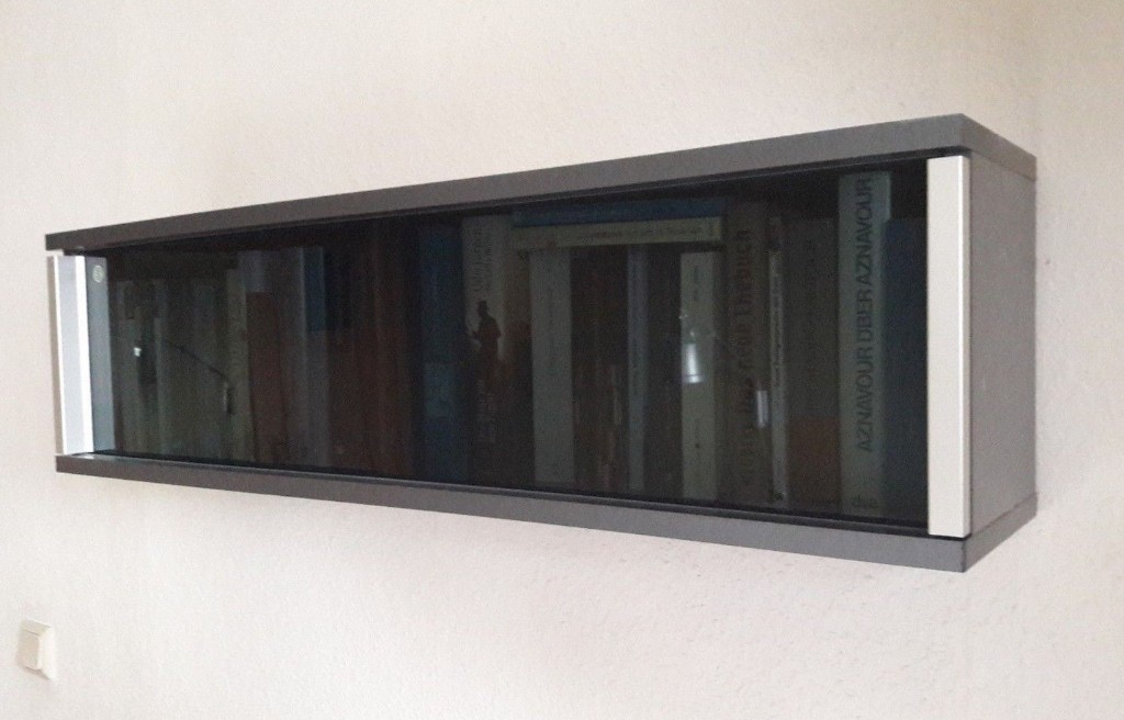 2 X Ikea 14181 Kaxas Silver Grey Wood And Black