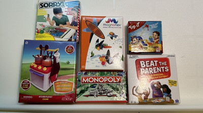 Miniature Micro Mini Toy Novelty Disney & Family Game Board Boxes 6pcs lot