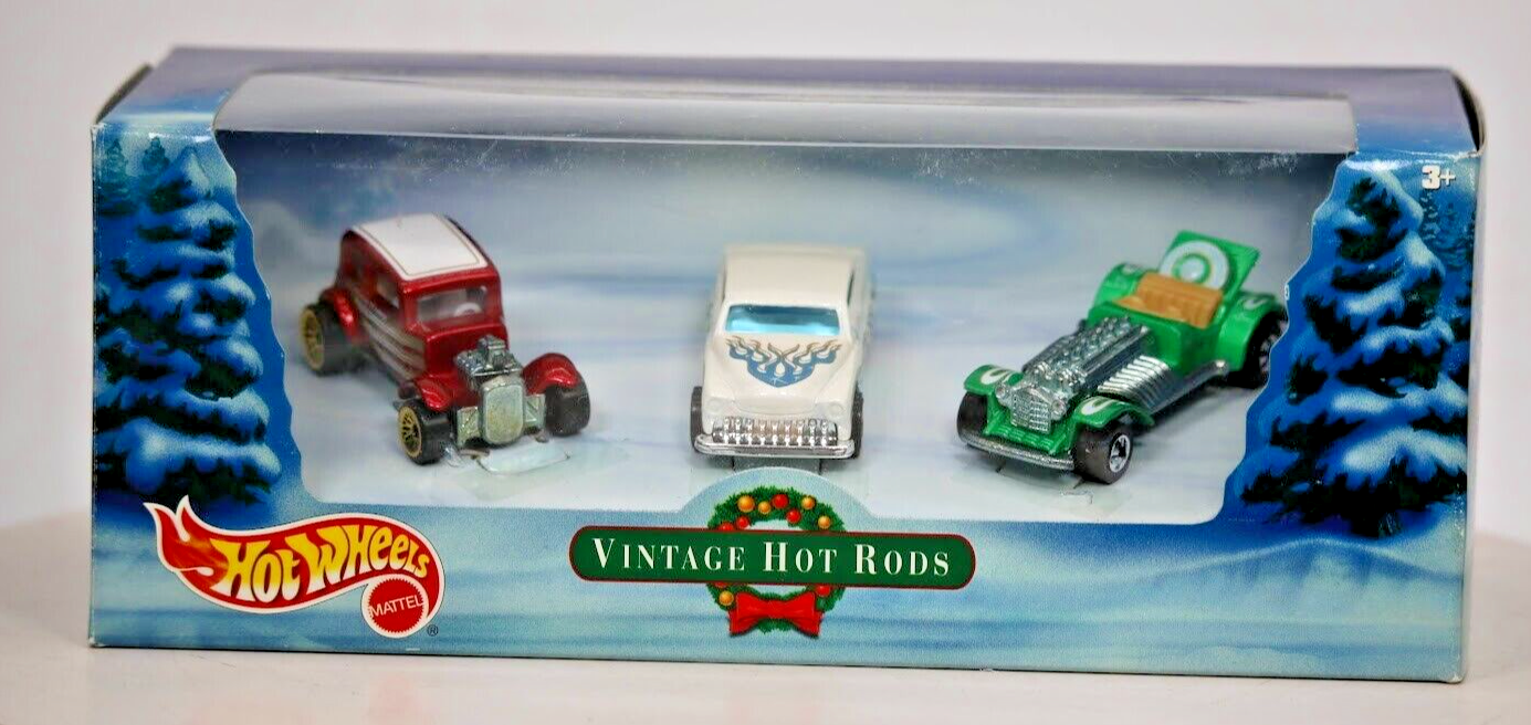 その他 Hot Wheels Vintage Hot Rods 3cars set Hot Wheels 2000 3 Cars Christmas Set VINTAGE HOT RODS New | eBay