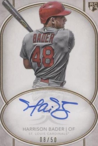 2018 Topps Definitive Collection - Harrison Bader #DRA-HBA