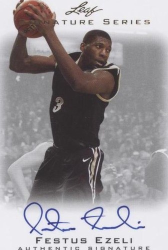 2012 Leaf Signature Series - Festus Ezeli #BA-FE1