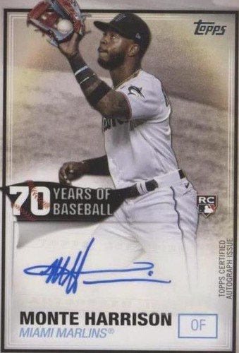 2021 Topps - Monte Harrison #70YA-MH