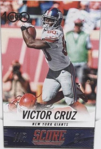 2014 Score Top 100 Victor Cruz PWE Insert Giants #287 | eBay