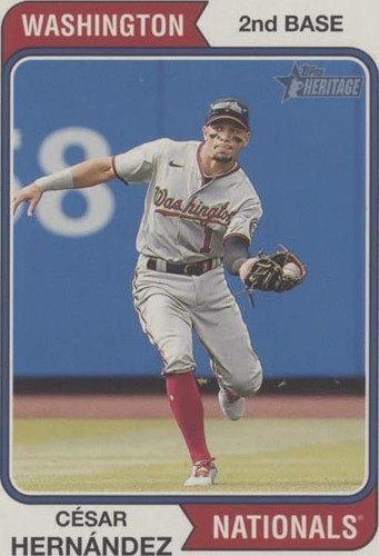 2023 Topps Heritage - Cesar Hernandez #45