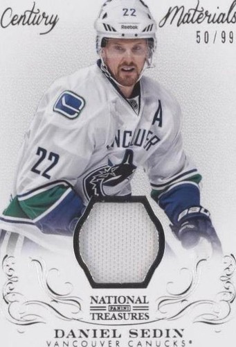 2013-14 Panini National Treasures - Daniel Sedin #CM-DS