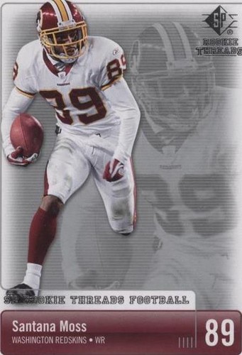 2007 SP Rookie Threads Santana Moss #99