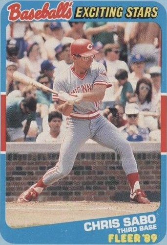 1989 Fleer Baseball's Exciting Stars - Chris Sabo #35