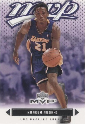Kareem Rush Lakers 2003 Upper Deck Ultimate Jersey card | eBay