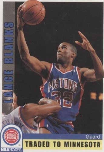 1992-93 NBA Hoops - Lance Blanks #380