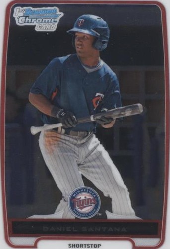 2012 Bowman Chrome - Daniel Santana #BCP134