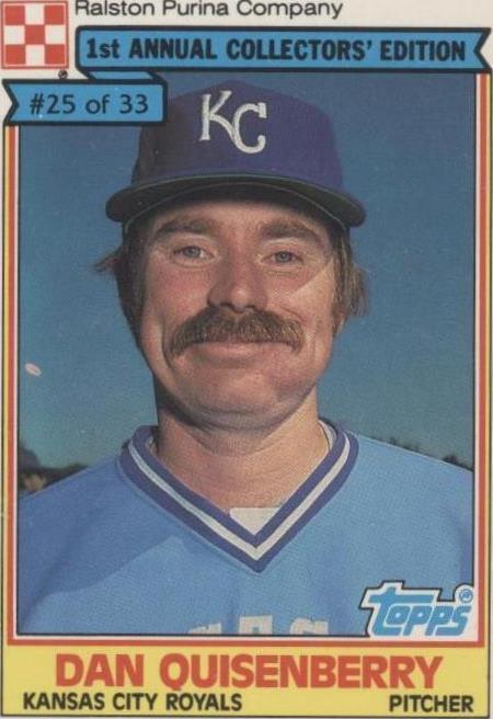 Topps Ralston Purina 1984 - Dan Quisenberry #25
