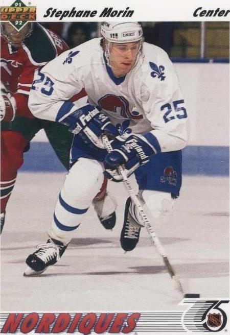 1991-92 Upper Deck - Stephane Morin #433
