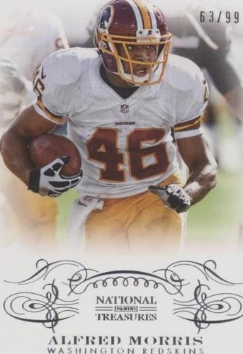 2013 Panini National Treasures Alfred Morris #98