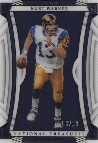 2022 Panini National Treasures Kurt Warner #100