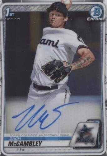 2020 Bowman Draft - Zach McCambley #CDA-ZM