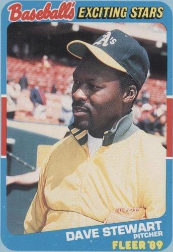 1989 Fleer Baseball's Exciting Stars - Dave Stewart #39