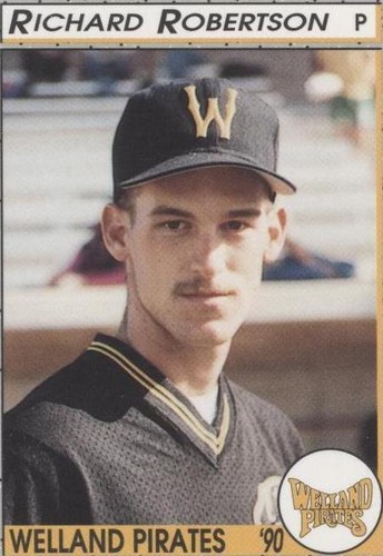 1990 Bill Pucko Welland Pirates - Rich Robertson #26