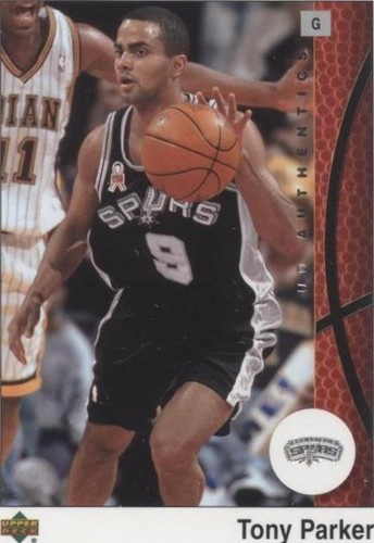 PSA 9 MINT 2001 RC UD AUTOGRAPHED #376 TONY PARKER 2002 BUYBACKS