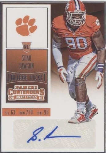 2016 Panini Contenders Draft Picks Shaq Lawson #202