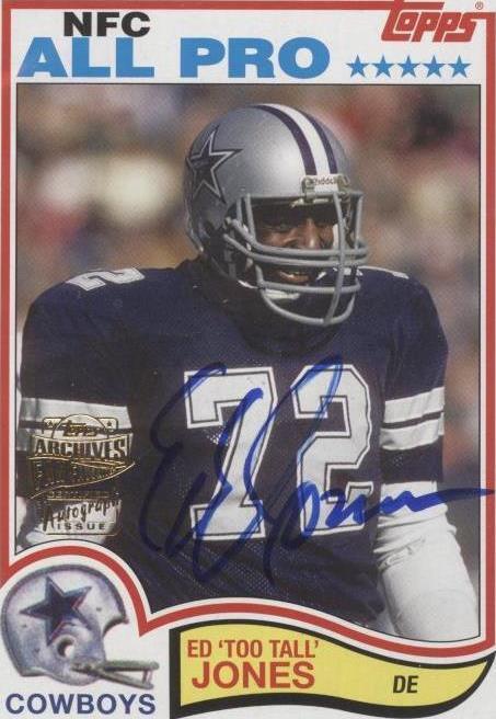 2013 Topps Archives Ed "Too Tall" Jones #FFA-EJ