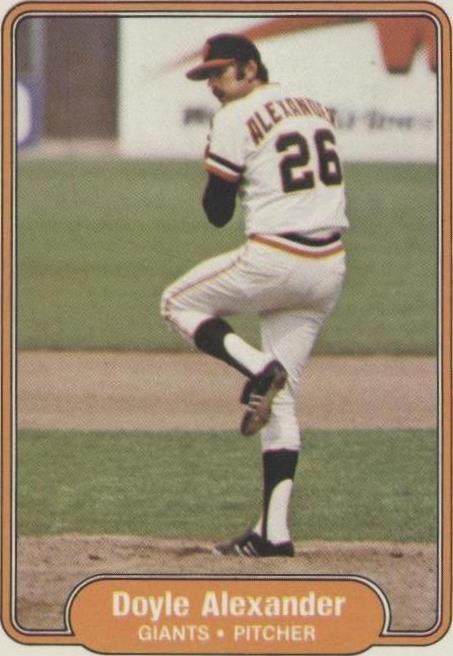 Fleer 1982 - Doyle Alexander #383
