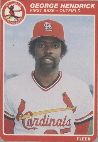 1985 Fleer - George Hendrick #225