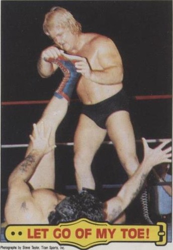 1985 Topps WWF - Greg Valentine Tito Santana #22