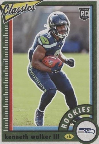2022 PANINI CLASSICS KENNETH WALKER III GOLD RC AUTO /99