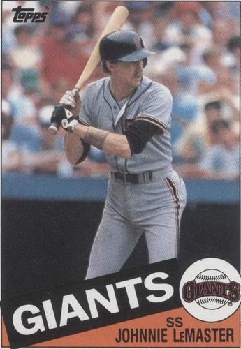 1985 Topps - Johnnie LeMaster #772