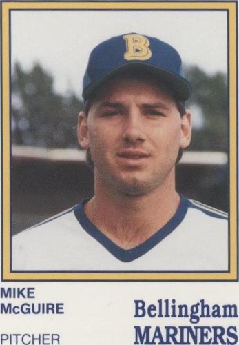 1987 International Sportcard Bellingham Mariners - Mike Mcguire #22