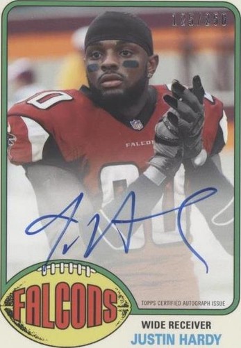 2015 Topps Justin Hardy #76A-JHA