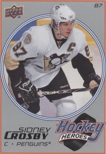 SIDNEY CROSBY 2008-09 Upper Deck Hockey Heroes #HH8