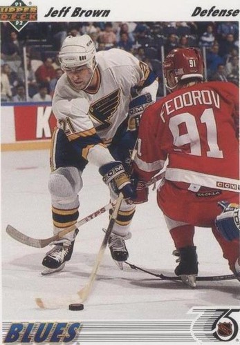 1991-92 Upper Deck - Jeff Brown #211