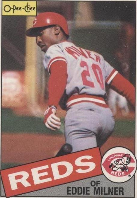 1985 O-Pee-Chee - Eddie Milner #198