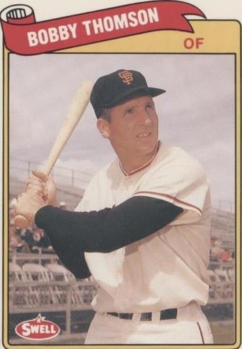 1989 Swell Baseball Greats - Bobby Thomson #133