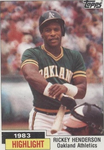 1984 Topps - Rickey Henderson #2
